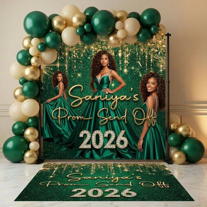 Prom Backdrop + Floor Decal Set