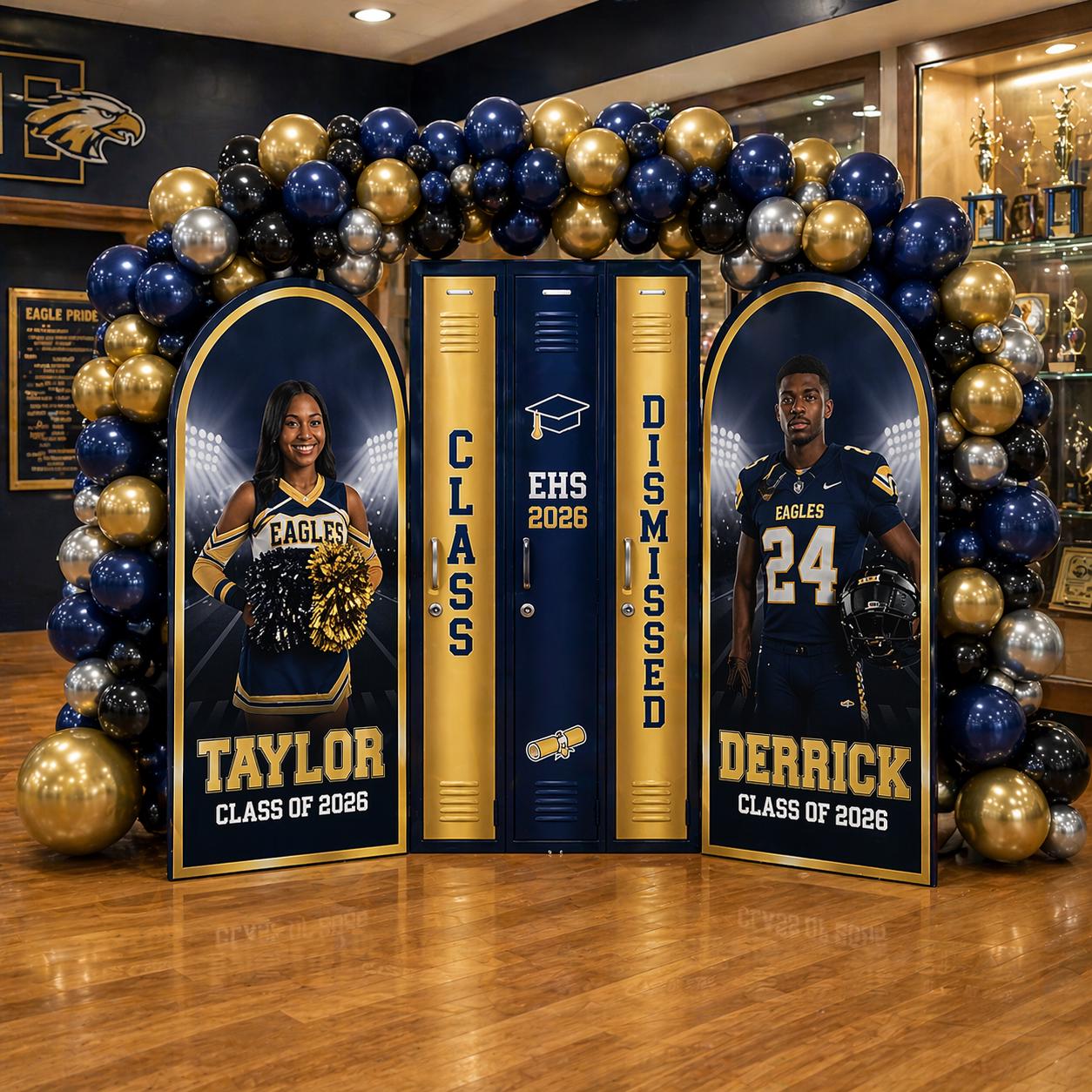 Graduation board display set