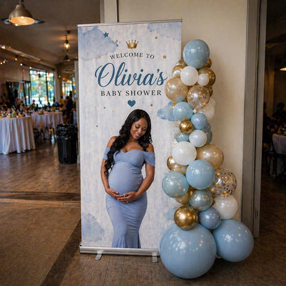 Baby Shower Retractable Banner