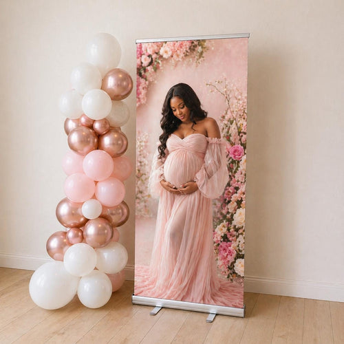 Baby Shower Retractable Banner