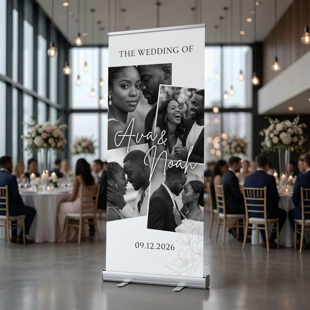 Custom wedding welcome sign