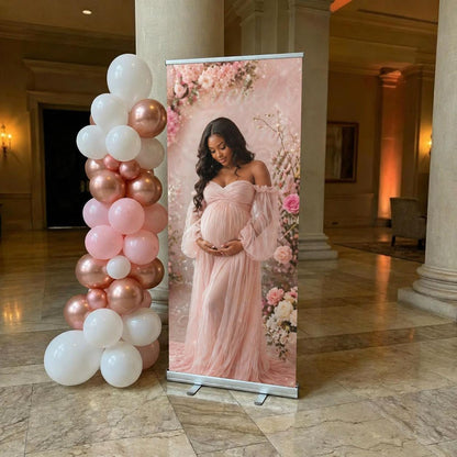 Baby Shower Retractable Banner