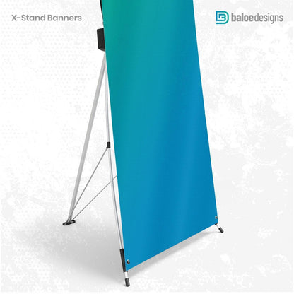 Custom wedding X-banner stand set — product gallery image 12.