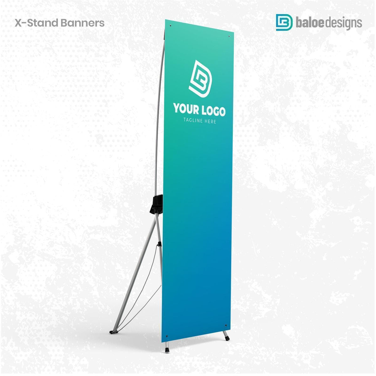 Custom wedding X-banner stand set — product gallery image 13.